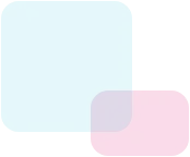 Overlapping teal octagon, purple circle, and pink square shapes.