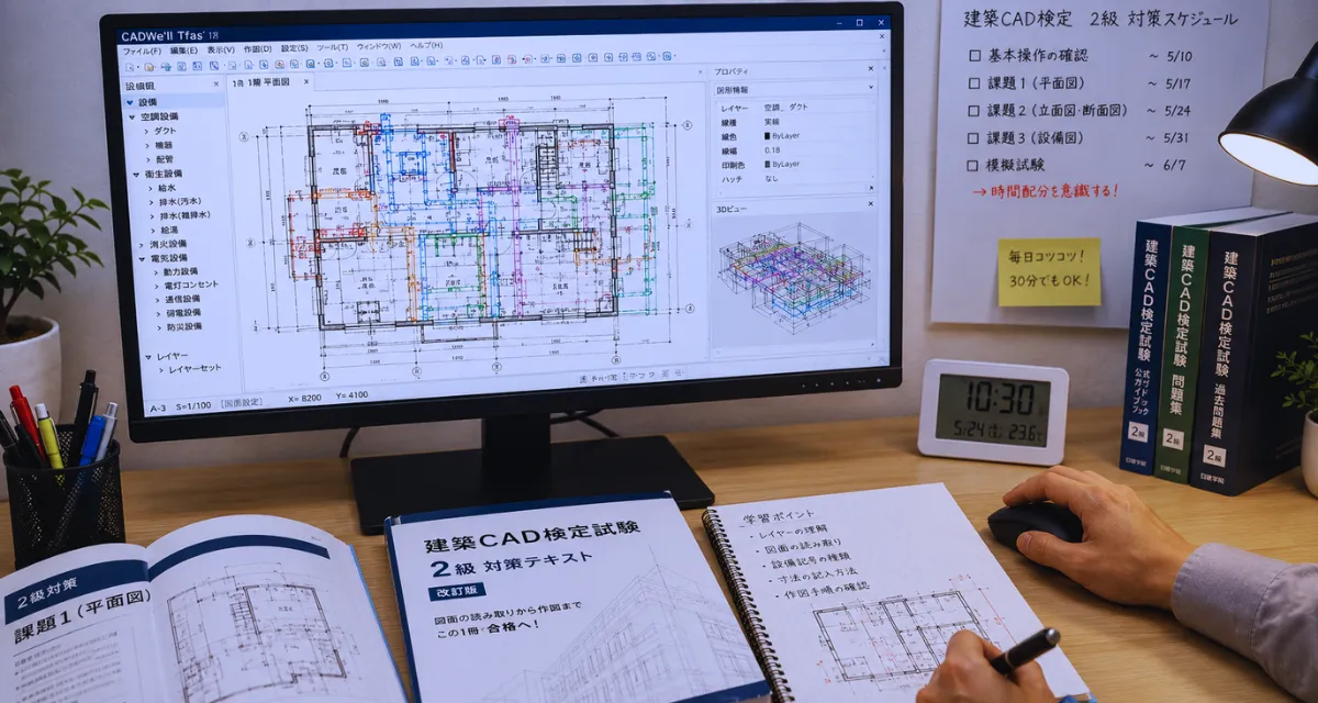 建築CAD検定対策研修