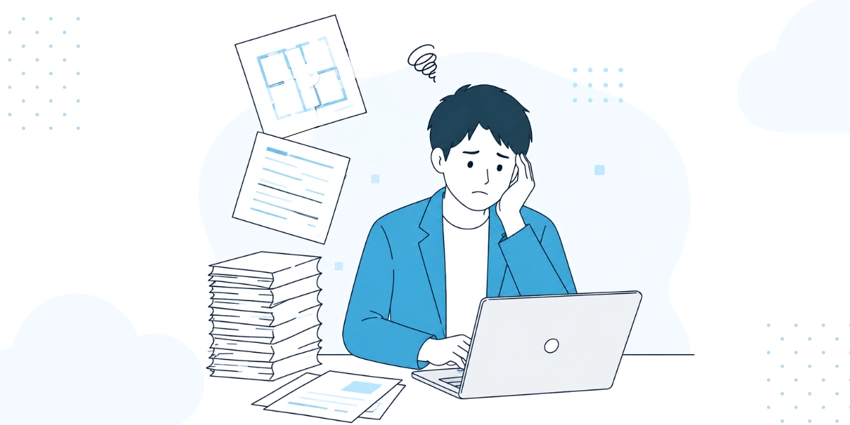 図面作成が属人化し、後継者が育っていない