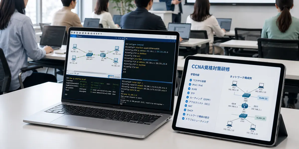 CCNA資格対策（200-301試験対応）研修
