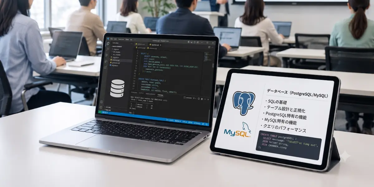 データベース（PostgreSQL/MySQL）研修