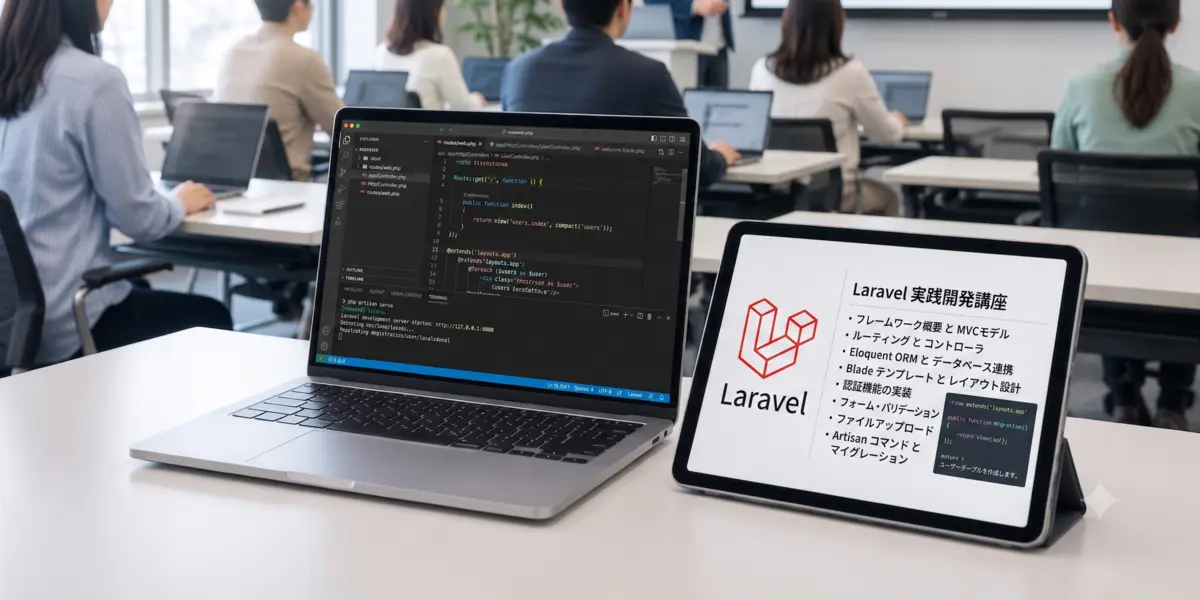 Laravel（PHPフレームワーク）研修