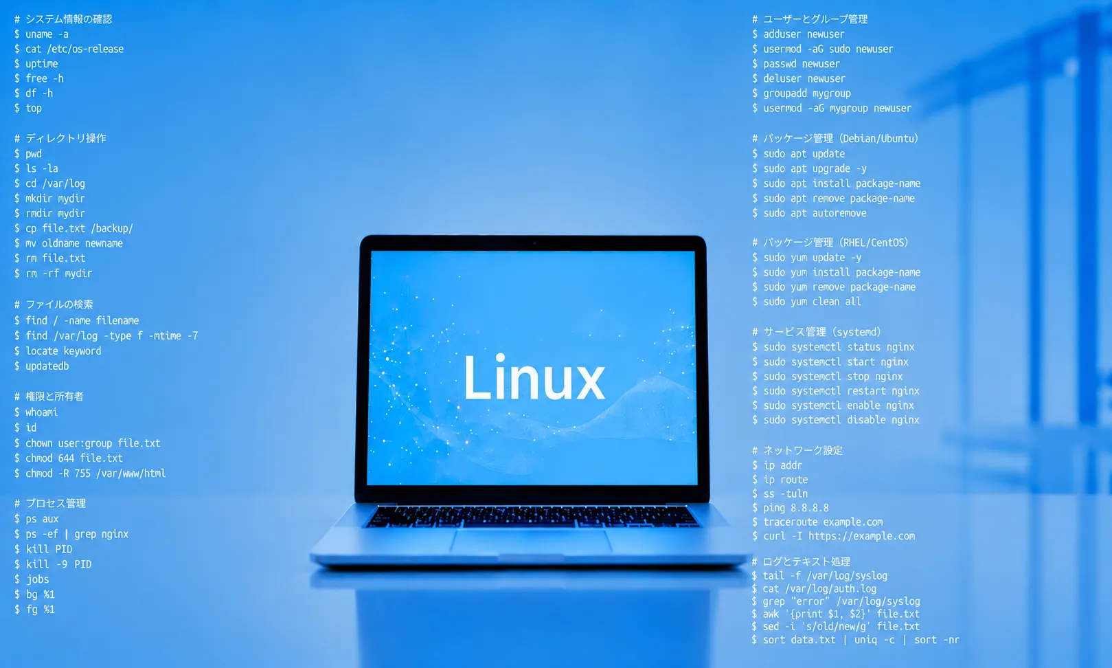 Linuxサーバー構築研修