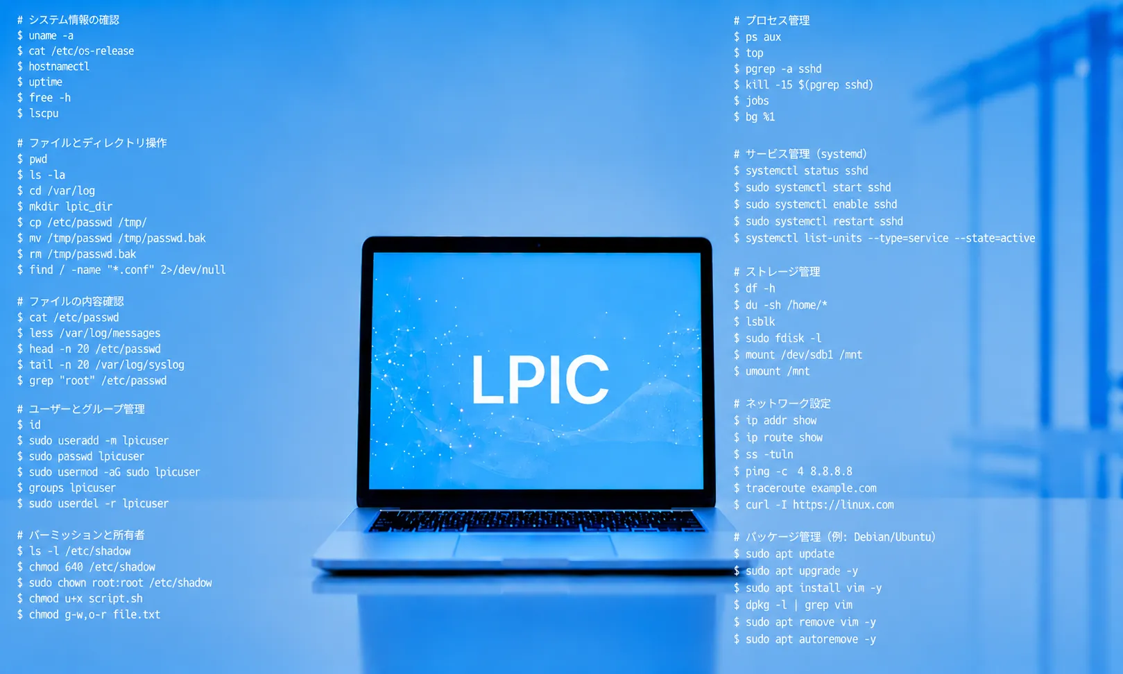 LPIC資格対策（Level1）研修