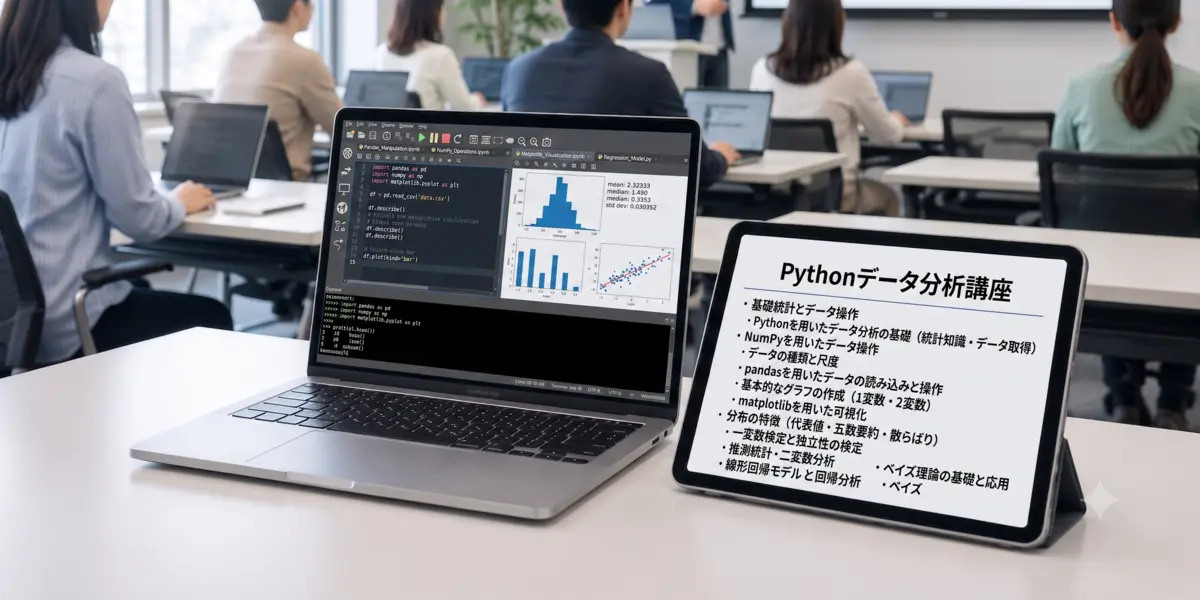 Pythonデータ分析（統計検定2級対応）研修