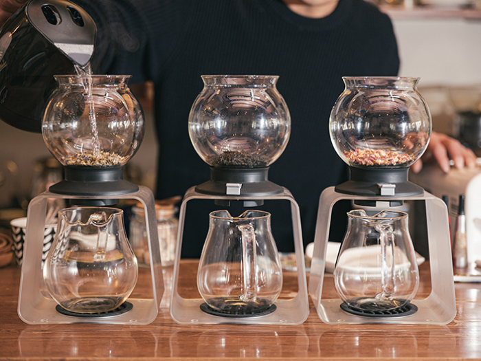 バリスタによるコーヒーの淹れ方講習