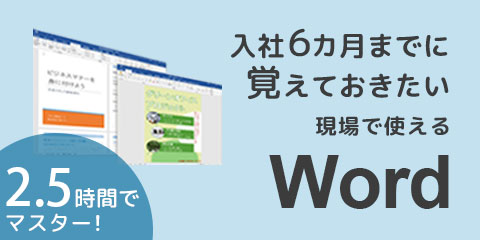 3時間でマスター入社6カ月までに覚えておきたい現場で使えるWord